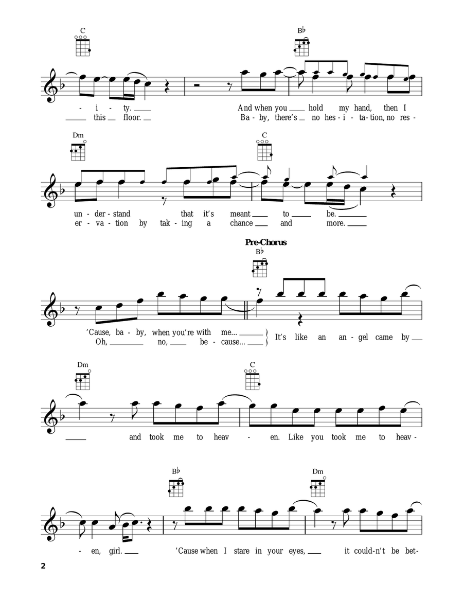 Never Let You Go Never Let You Go Ukulele scores gallery preview page 2
