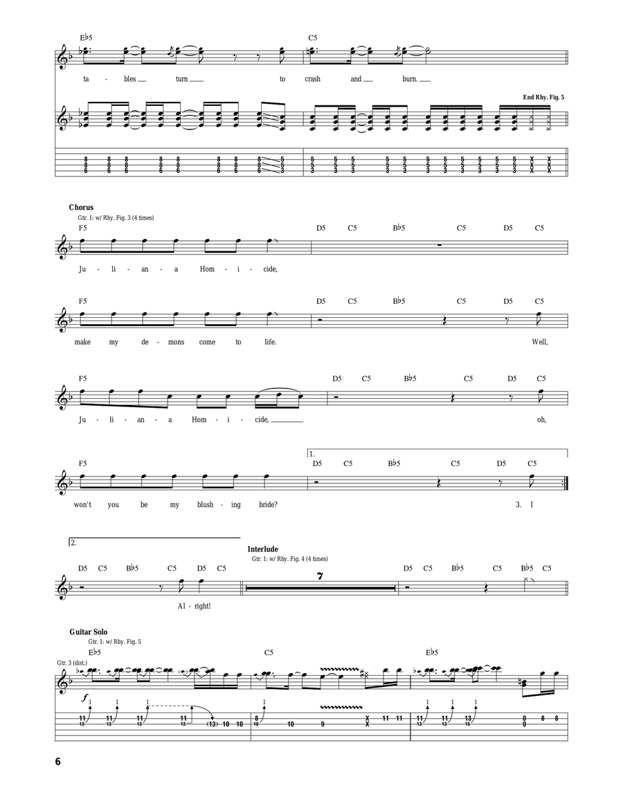 Dirty Rotten Bastards Dirty Rotten Bastards Acoustic Guitar scores gallery preview page 6