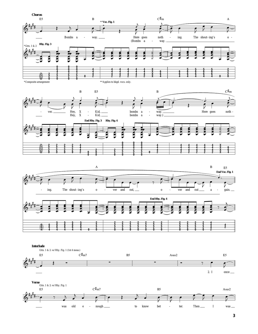 X-Kid X-Kid Acoustic Guitar scores gallery preview page 3