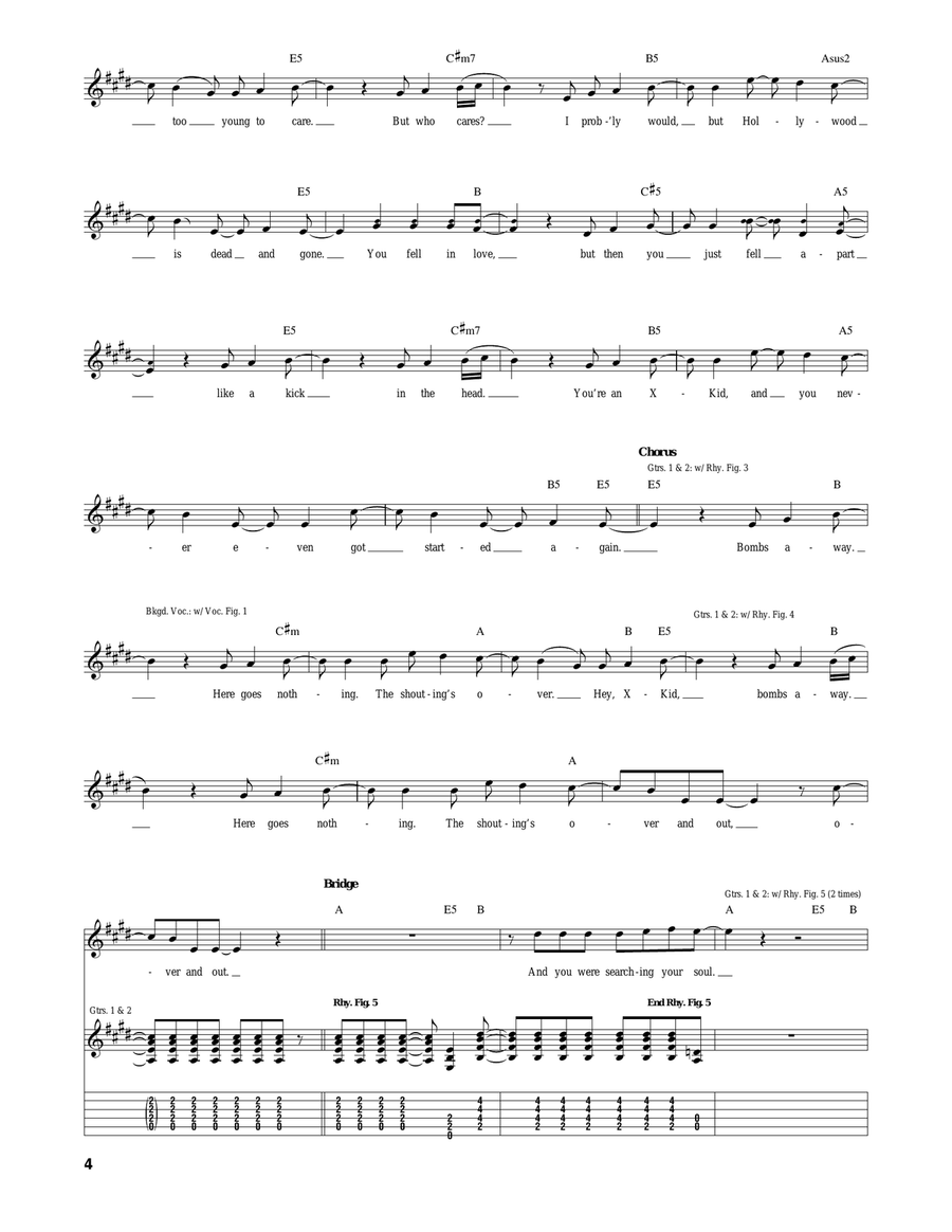 X-Kid X-Kid Acoustic Guitar scores gallery preview page 4