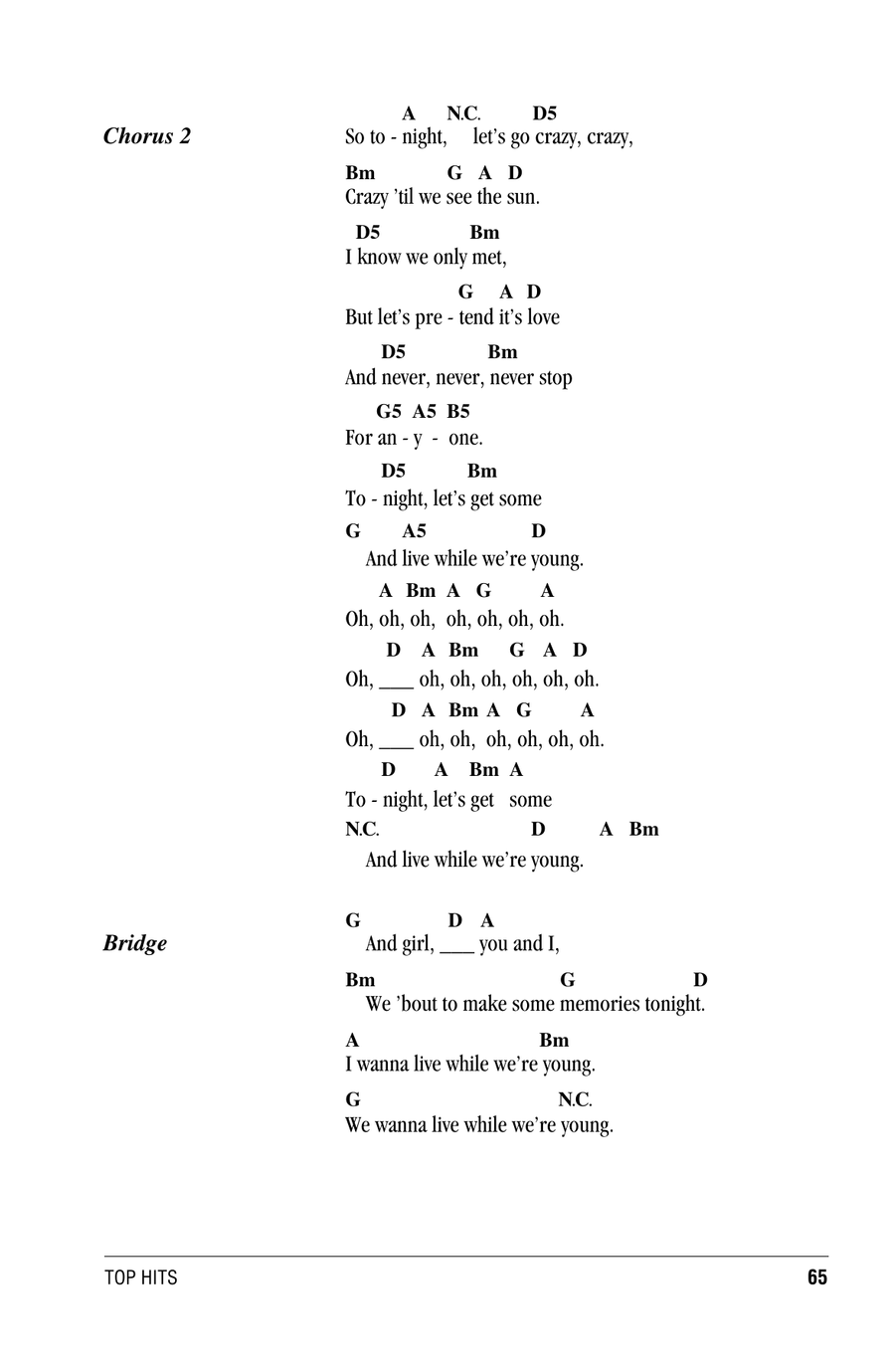 Live While We're Young Live While We're Young Ukulele scores gallery preview page 3