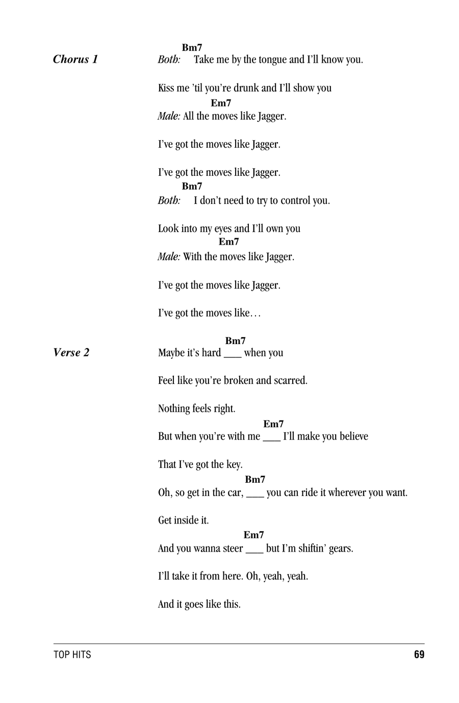 Moves Like Jagger Moves Like Jagger Ukulele scores gallery preview page 2
