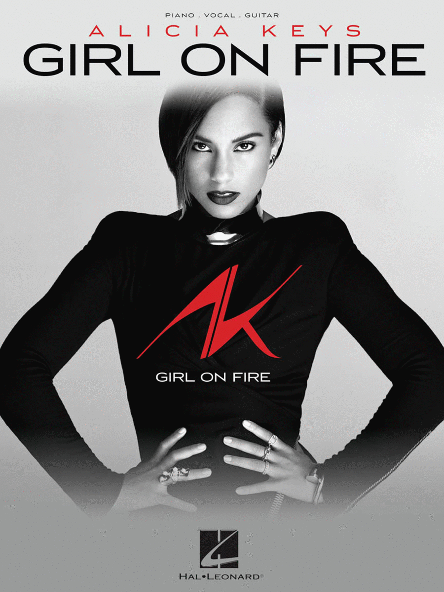 Alicia Keys – Girl on Fire Piano, Vocal, Guitar scores gallery preview page 1