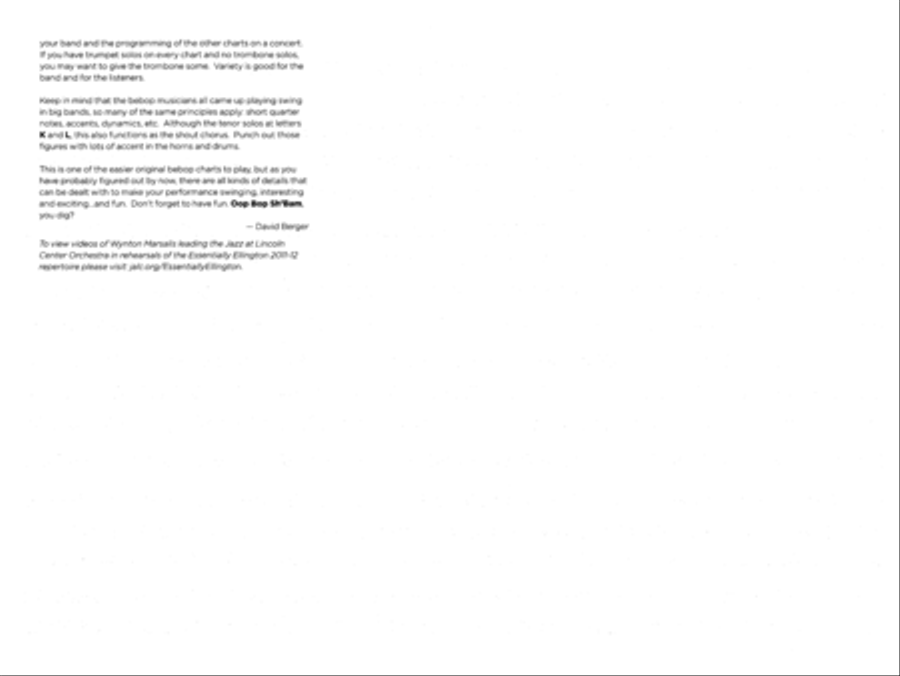 Oop Bop Sh'Bam Jazz Ensemble scores gallery preview page 6