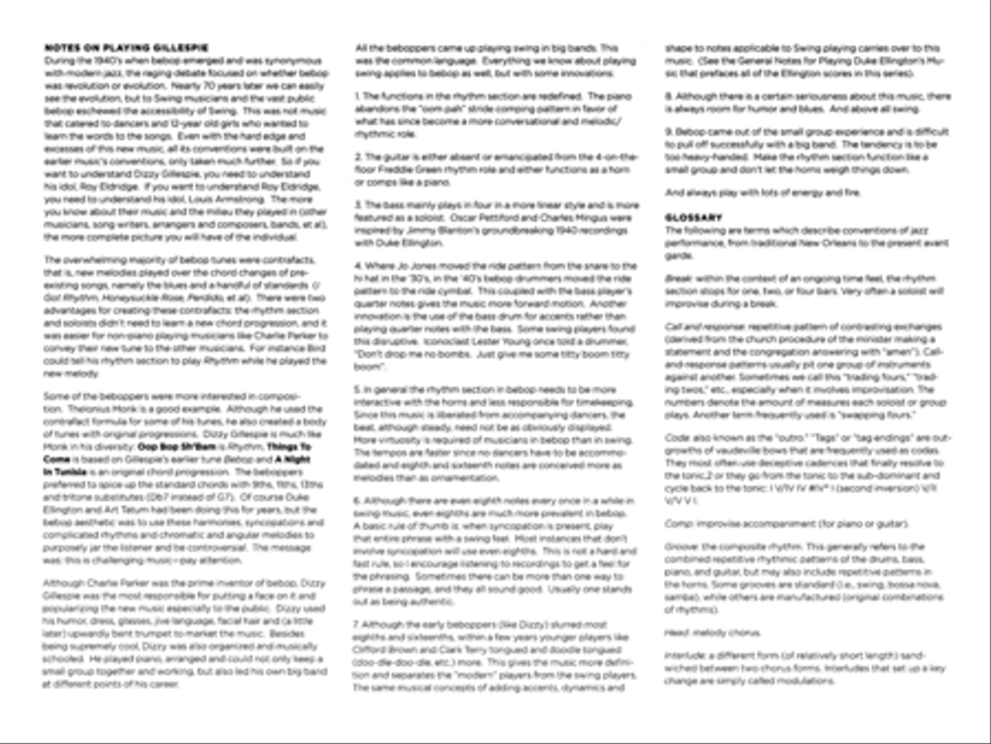 Things to Come Jazz Ensemble scores gallery preview page 3