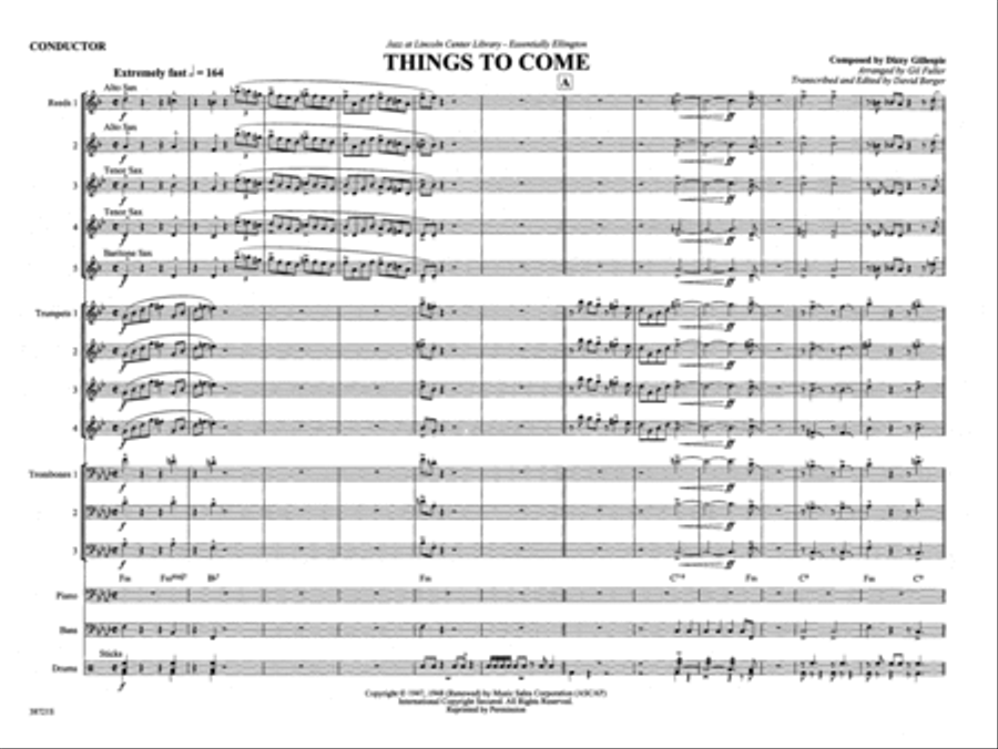 Things to Come Jazz Ensemble scores gallery preview page 6