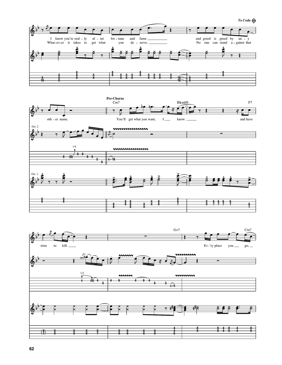 Top Of The Hill Top Of The Hill Electric Guitar scores gallery preview page 4