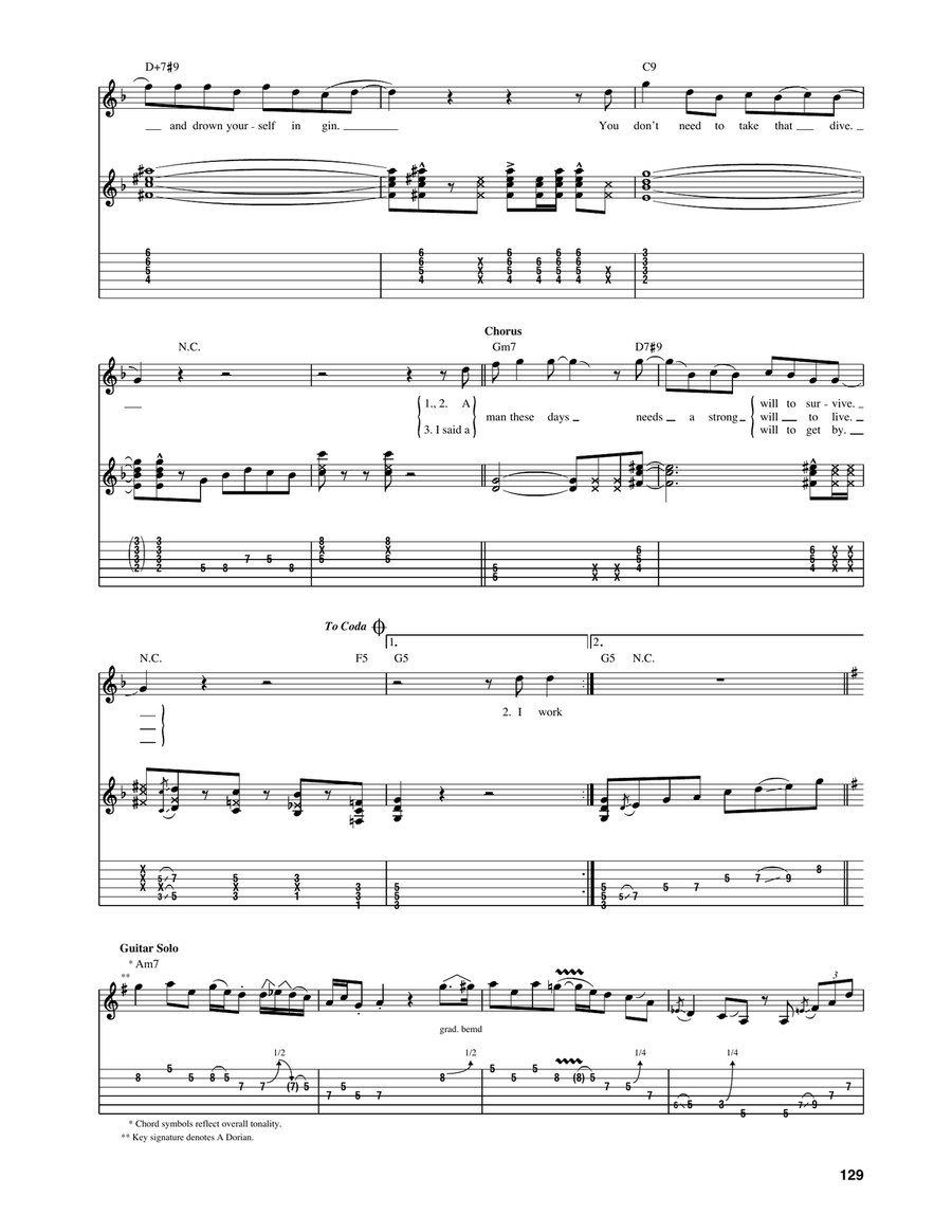Strong Will To Live Strong Will To Live Electric Guitar scores gallery preview page 2