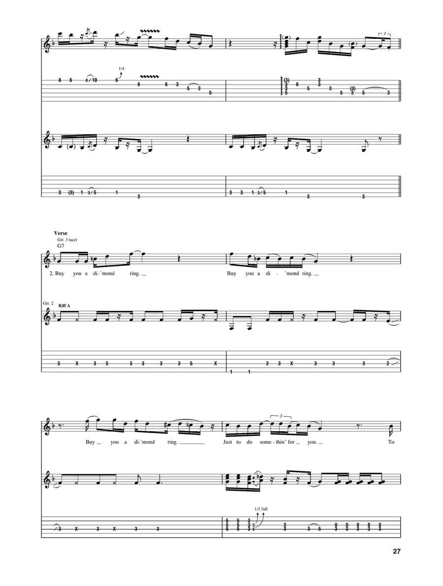 Chevrolet Chevrolet Electric Guitar scores gallery preview page 4