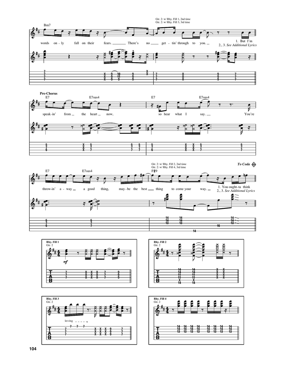 Think Twice Think Twice Electric Guitar scores gallery preview page 3
