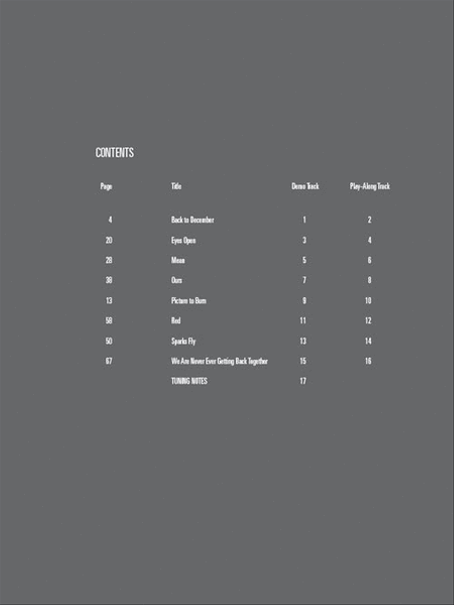 Taylor Swift Electric Guitar scores gallery preview page 2
