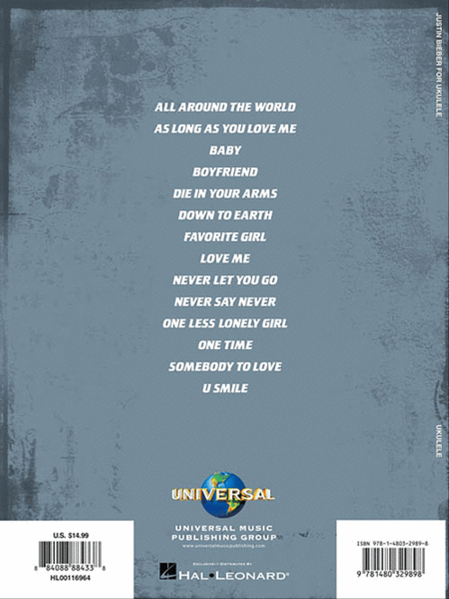 Justin Bieber for Ukulele Ukulele scores gallery preview page 2