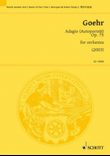 Adagio (autoportrat) Op. 75 Orchestra Study Score
