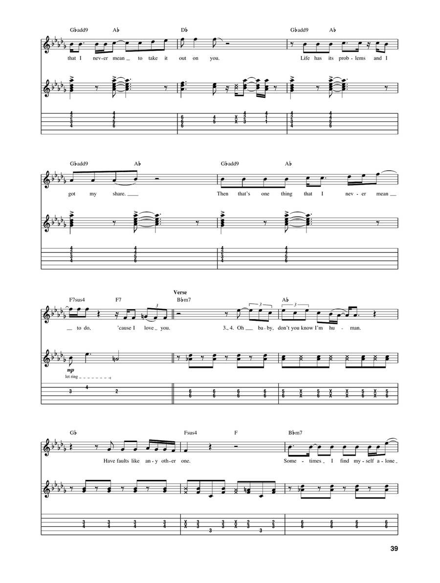 Don't Let Me Be Misunderstood Electric Guitar scores gallery preview page 3