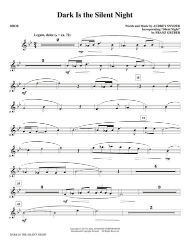 Dark Is the Silent Night - Oboe