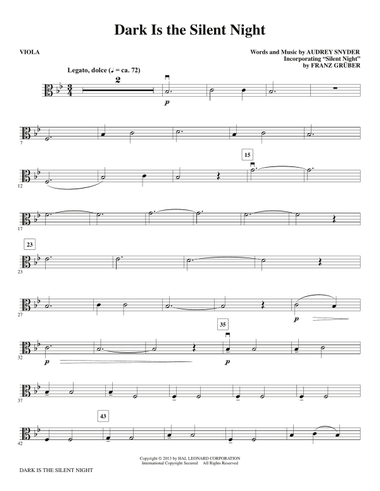 Dark Is the Silent Night - Viola