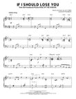 If I Should Lose You (arr. Brent Edstrom)