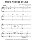 Taking A Chance On Love (arr. Brent Edstrom)