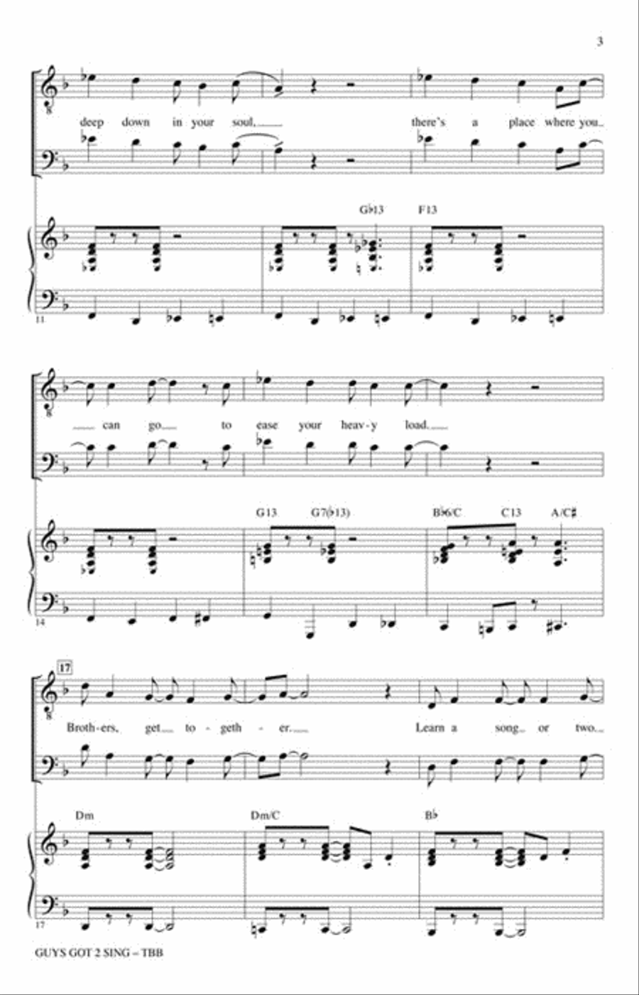 Guys Got 2 Sing Guys Got 2 Sing 3-Part scores gallery preview page 3