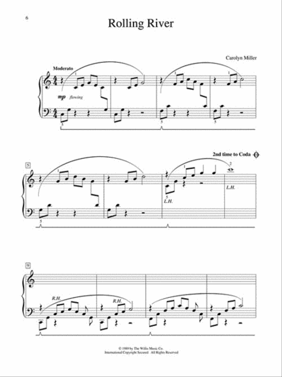 Composer's Choice – Carolyn Miller Easy Piano scores gallery preview page 3
