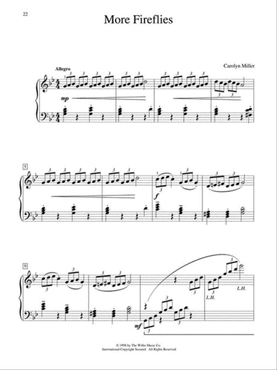 Composer's Choice – Carolyn Miller Easy Piano scores gallery preview page 6