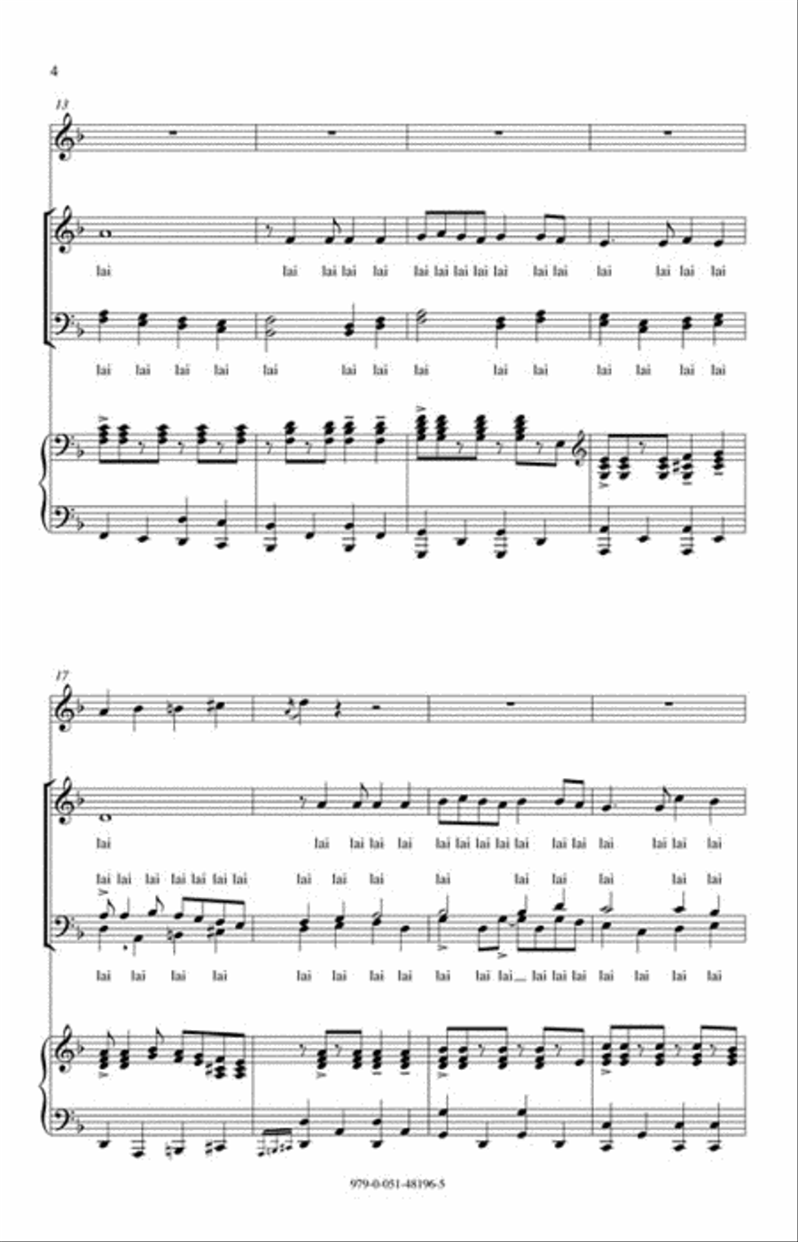 Hine Ma Tov Hine Ma Tov 4-Part scores gallery preview page 3