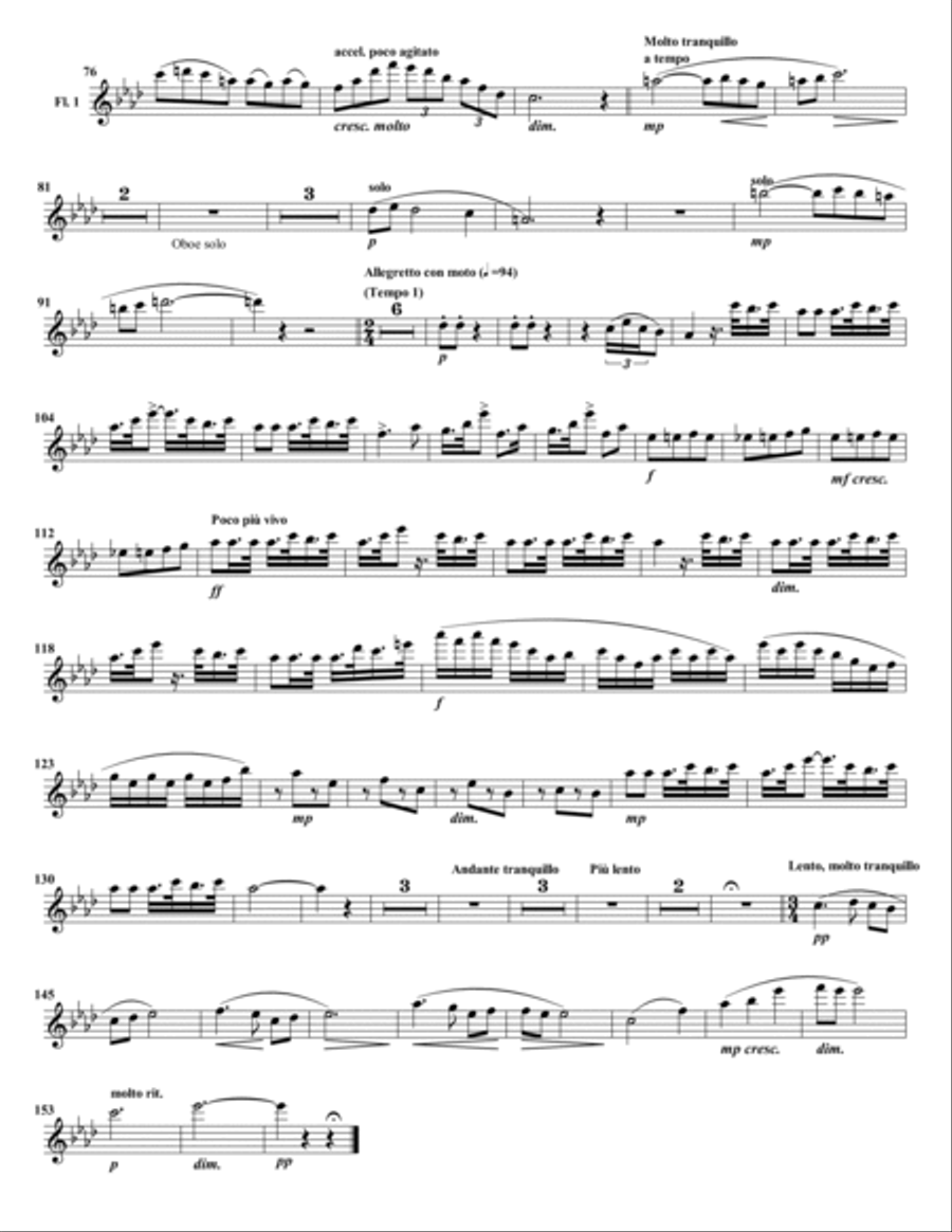 Sleigh Ride (Set of Parts) Concert Band scores gallery preview page 4