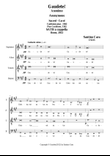 Gaudete!_Sacred-Carol for Choir SATB a cappella