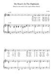 Robert Burns Song - My Heart's In The Highlands