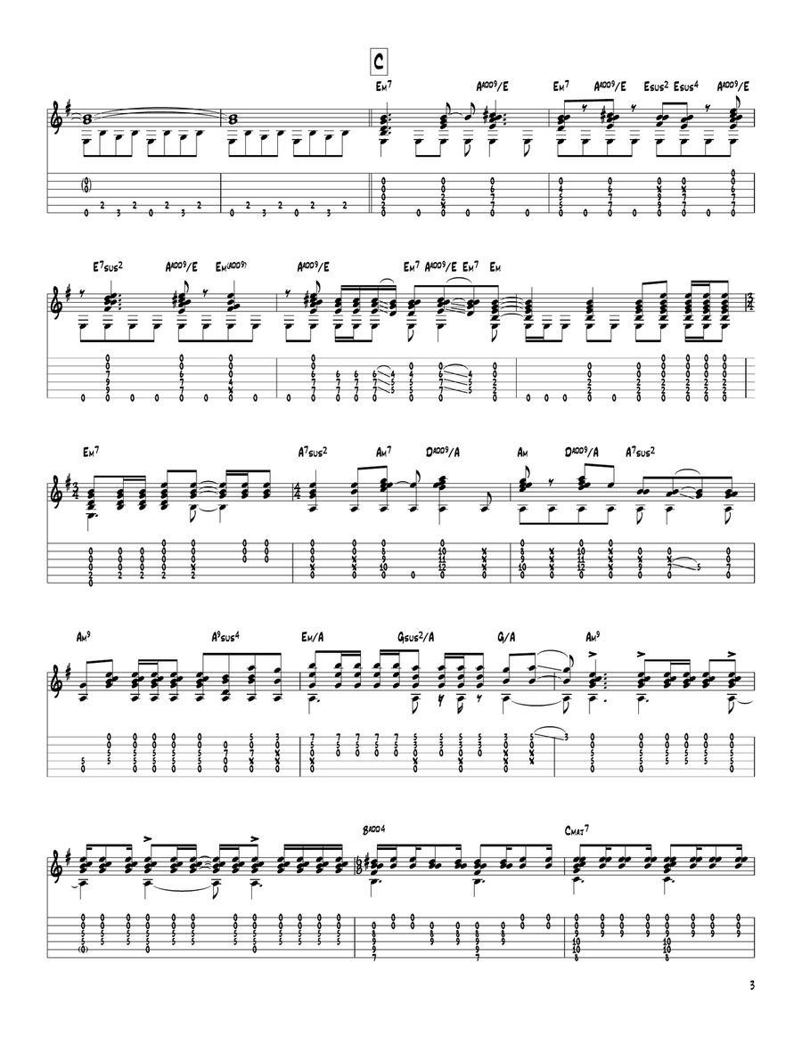 Pipeline Pipeline Acoustic Guitar scores gallery preview page 3