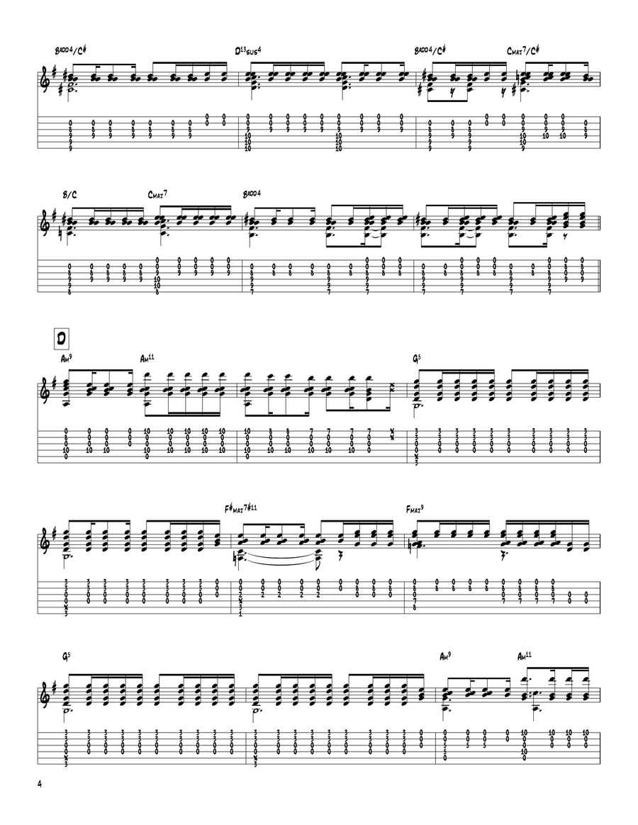 Pipeline Pipeline Acoustic Guitar scores gallery preview page 4