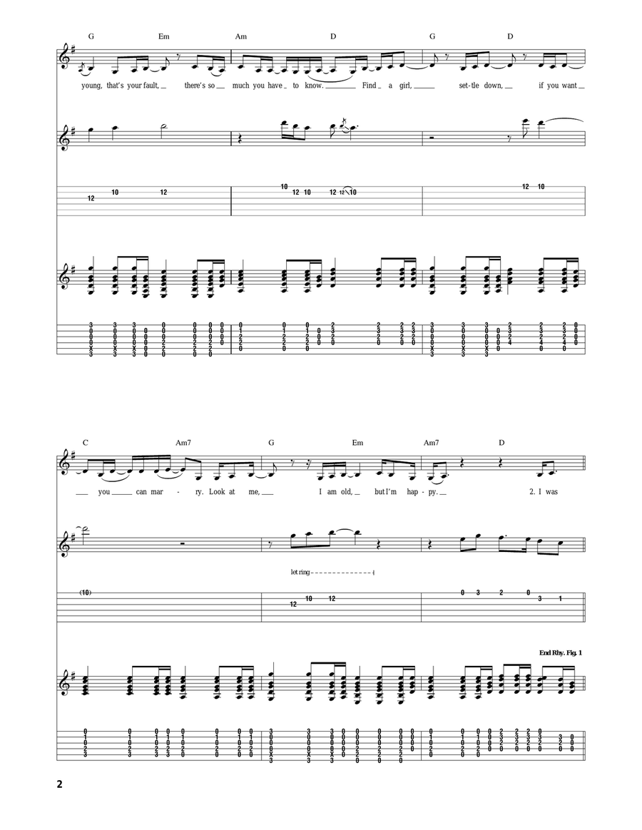 Father And Son Father And Son Acoustic Guitar scores gallery preview page 2
