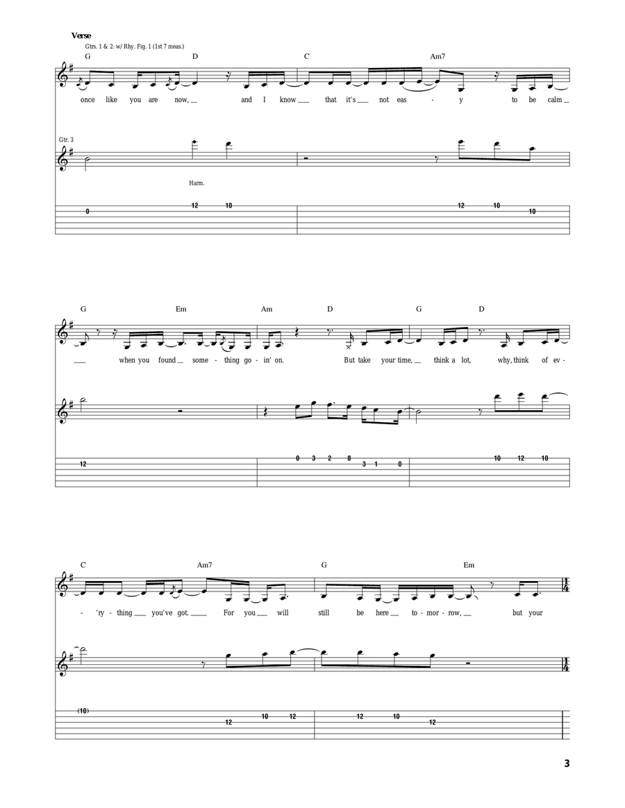 Father And Son Father And Son Acoustic Guitar scores gallery preview page 3