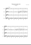 Tango pour quatre amis (score)
