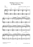 Wedding Canon - Romantic Wedding Piano Music in C Key (New Popular Version)