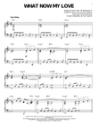 What Now My Love [Jazz version] (arr. Brent Edstrom)