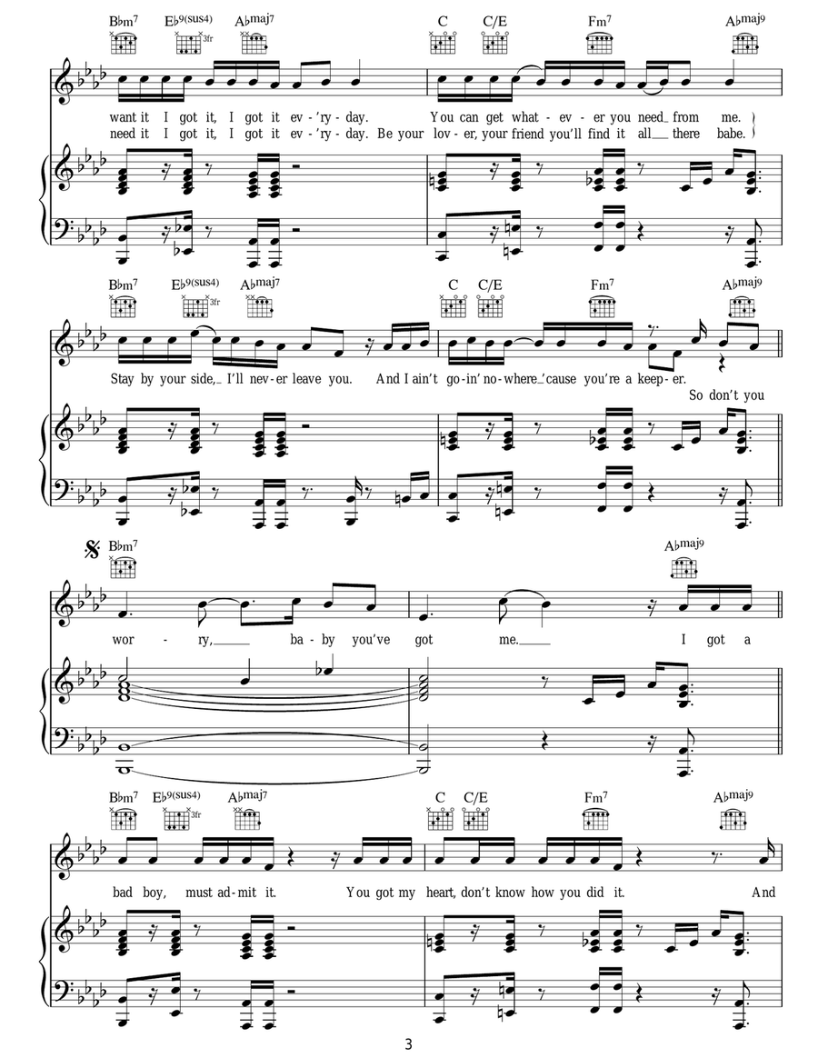 The Way The Way Acoustic Guitar scores gallery preview page 3