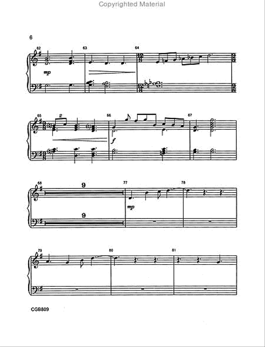 The Holly and the Ivy (Handbell Part) Unison Choir scores gallery preview page 4