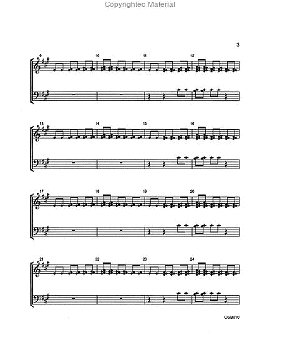 Praise to the Lord (Handbell Part) 3-Octaves scores gallery preview page 3