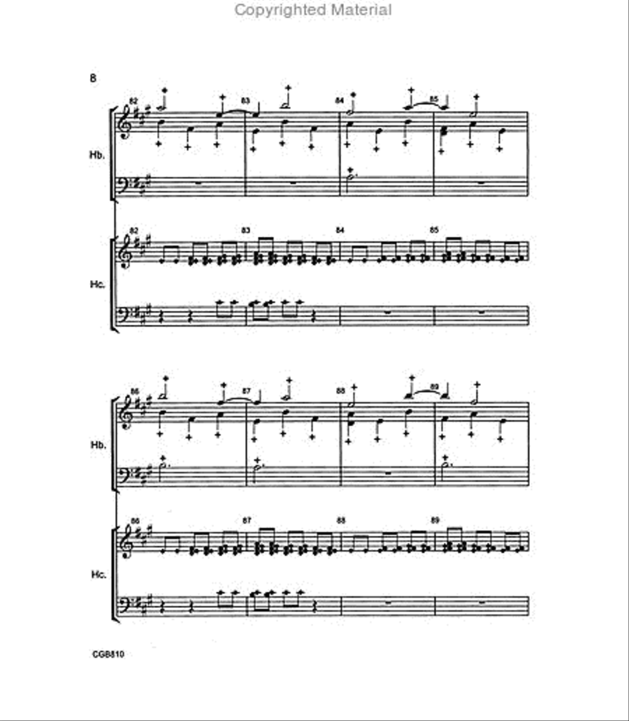 Praise to the Lord (Handbell Part) 3-Octaves scores gallery preview page 5