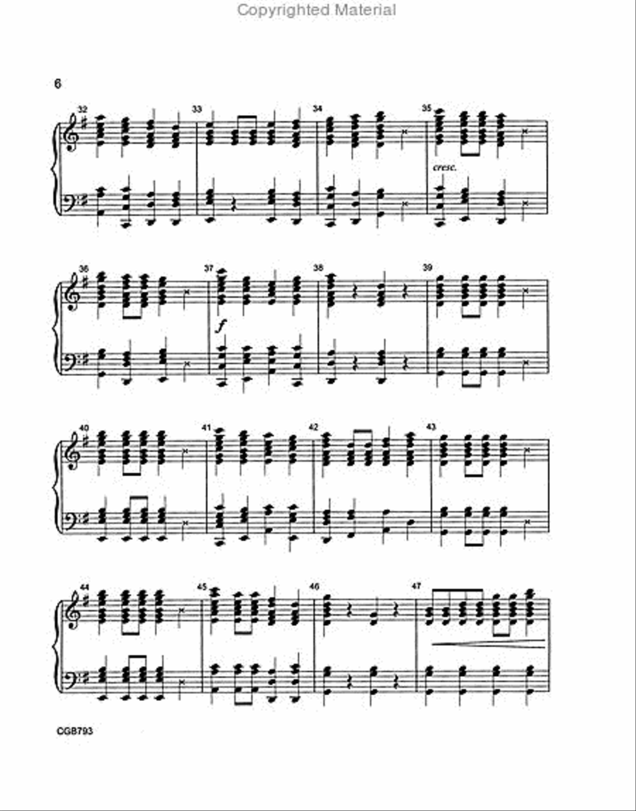Holy Manna (A Merry Mallet Melody) 5-Octaves scores gallery preview page 4