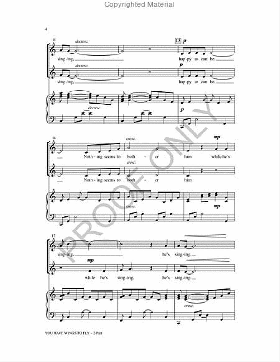 You Have Wings To Fly You Have Wings To Fly SSA scores gallery preview page 3