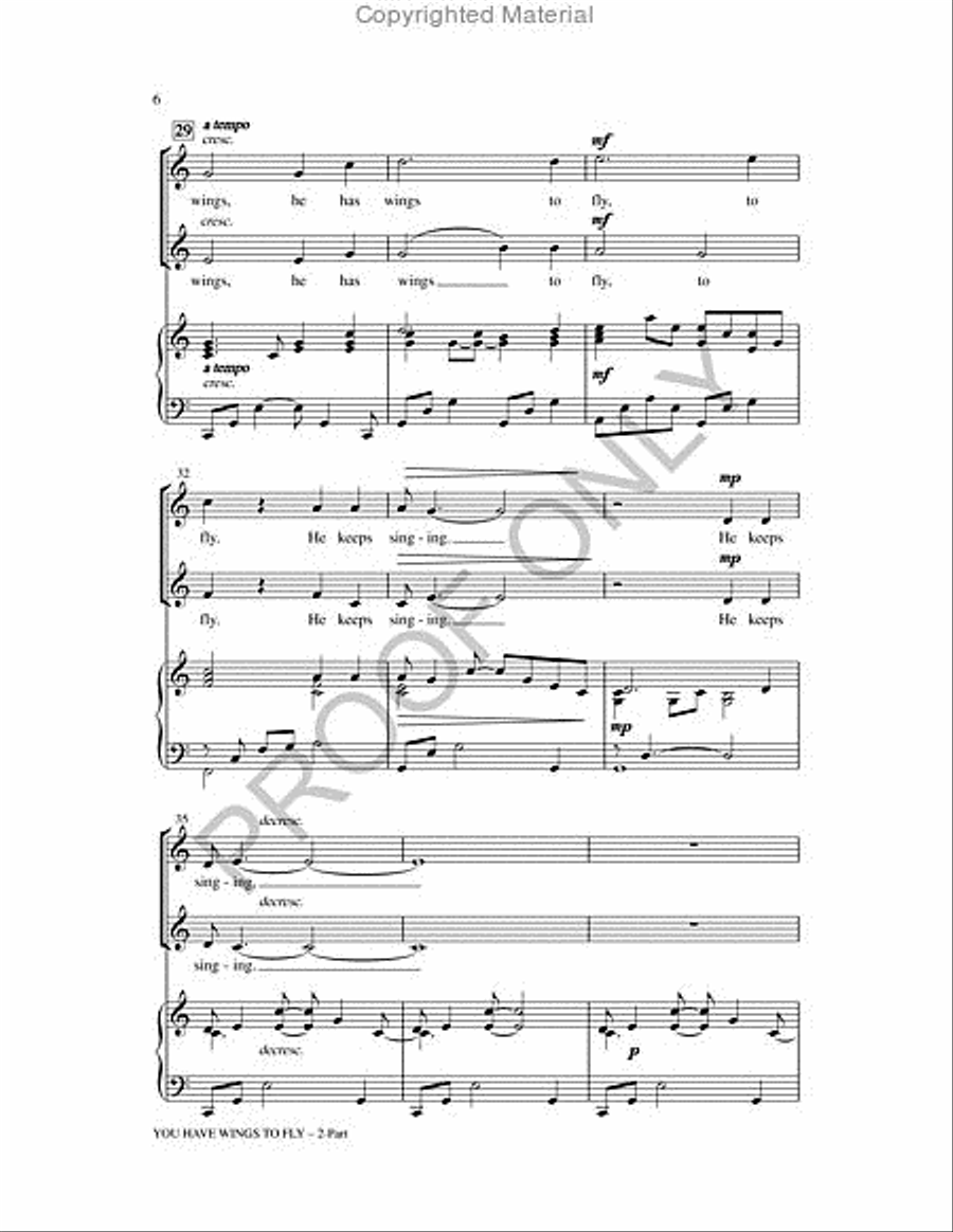 You Have Wings To Fly You Have Wings To Fly SSA scores gallery preview page 5