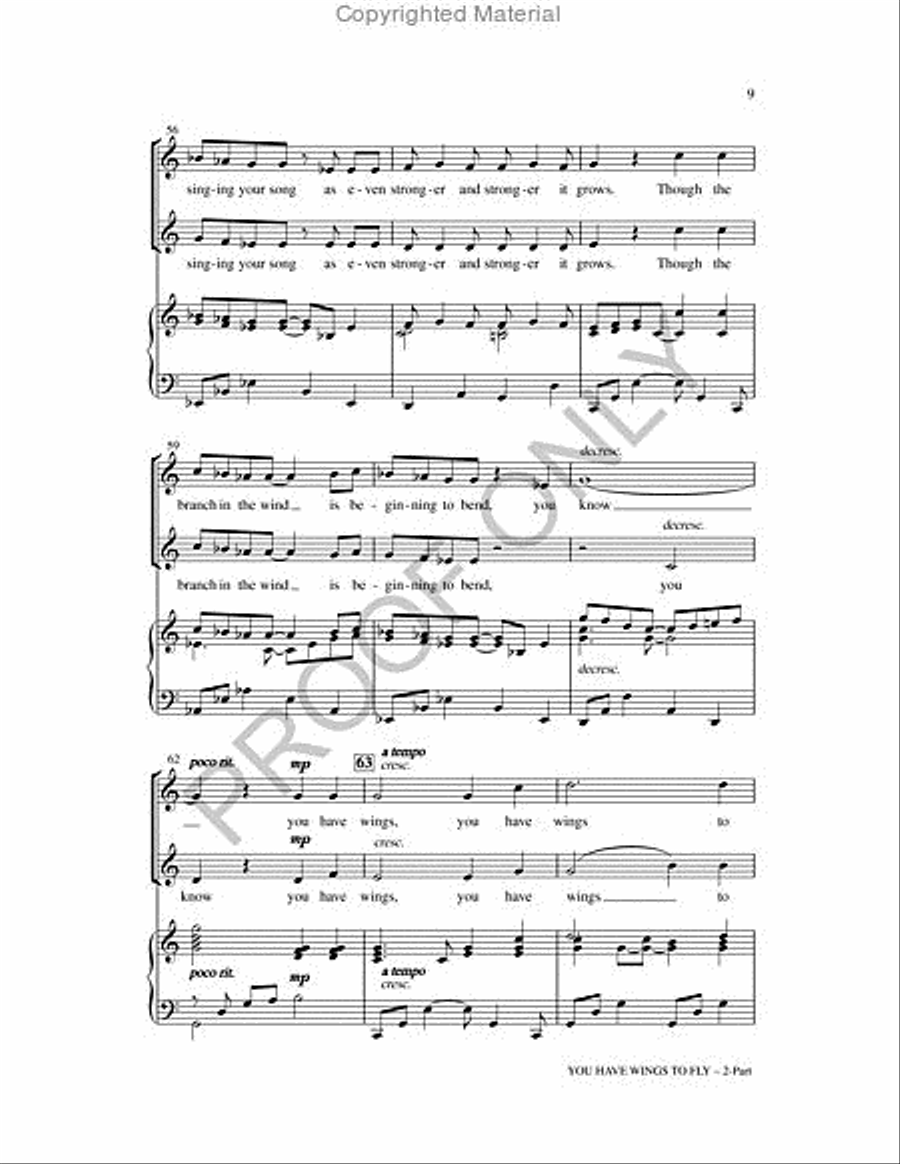 You Have Wings To Fly You Have Wings To Fly SSA scores gallery preview page 8