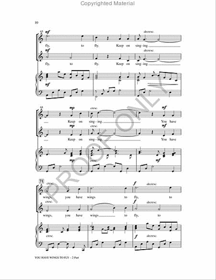 You Have Wings To Fly You Have Wings To Fly SSA scores gallery preview page 9