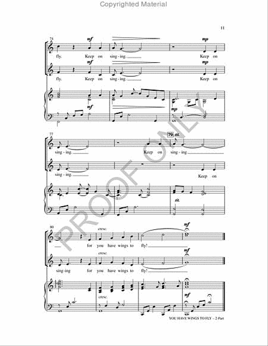 You Have Wings To Fly You Have Wings To Fly SSA scores gallery preview page 10