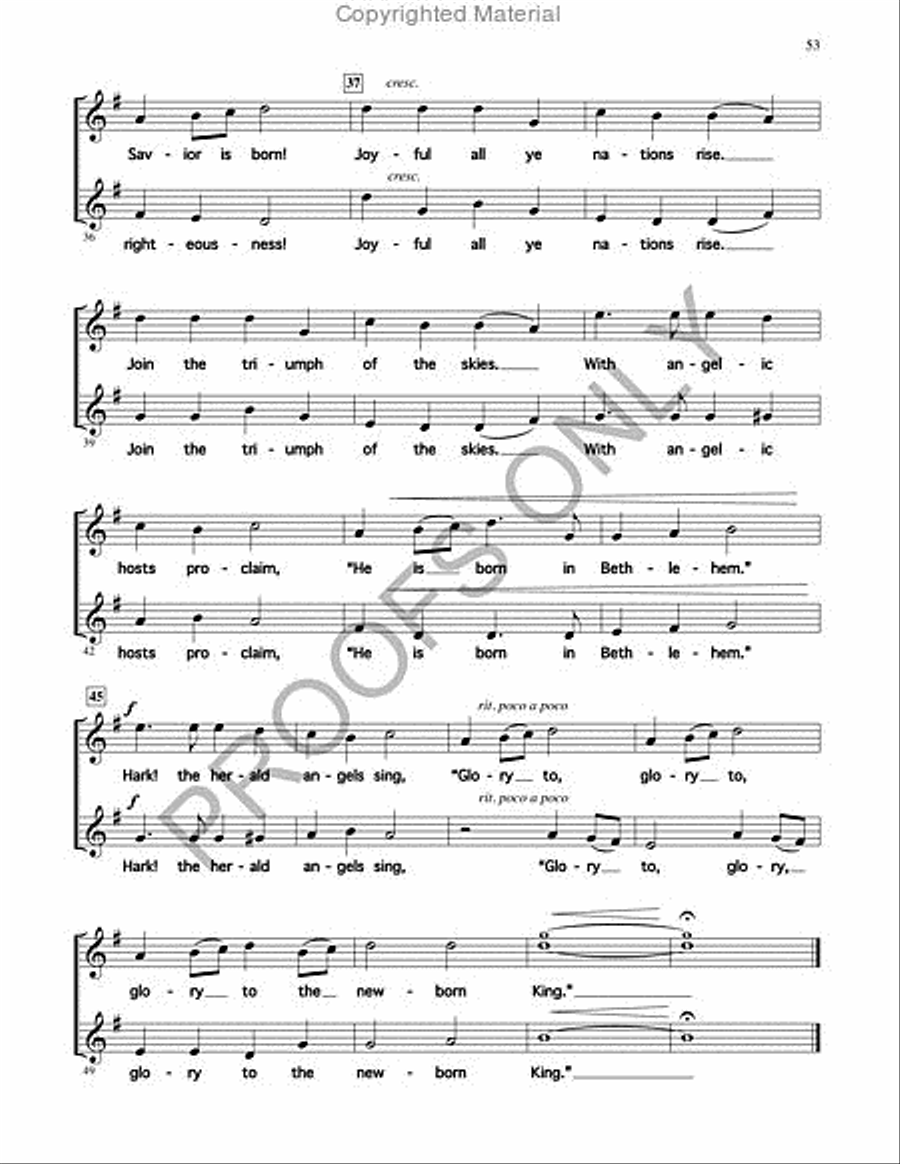Together at Christmas Together at Christmas 2-Part scores gallery preview page 53