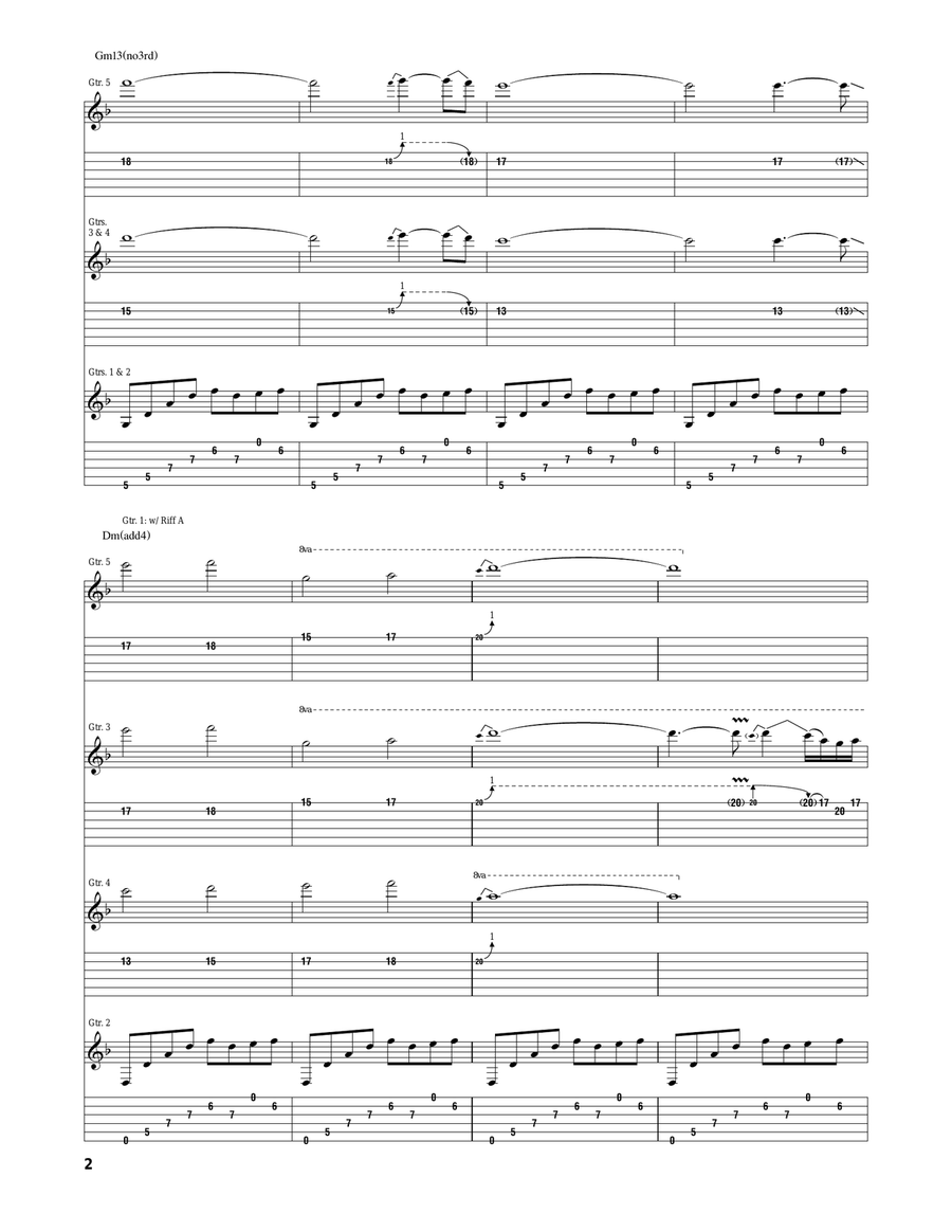 Overcome Overcome Acoustic Guitar scores gallery preview page 2