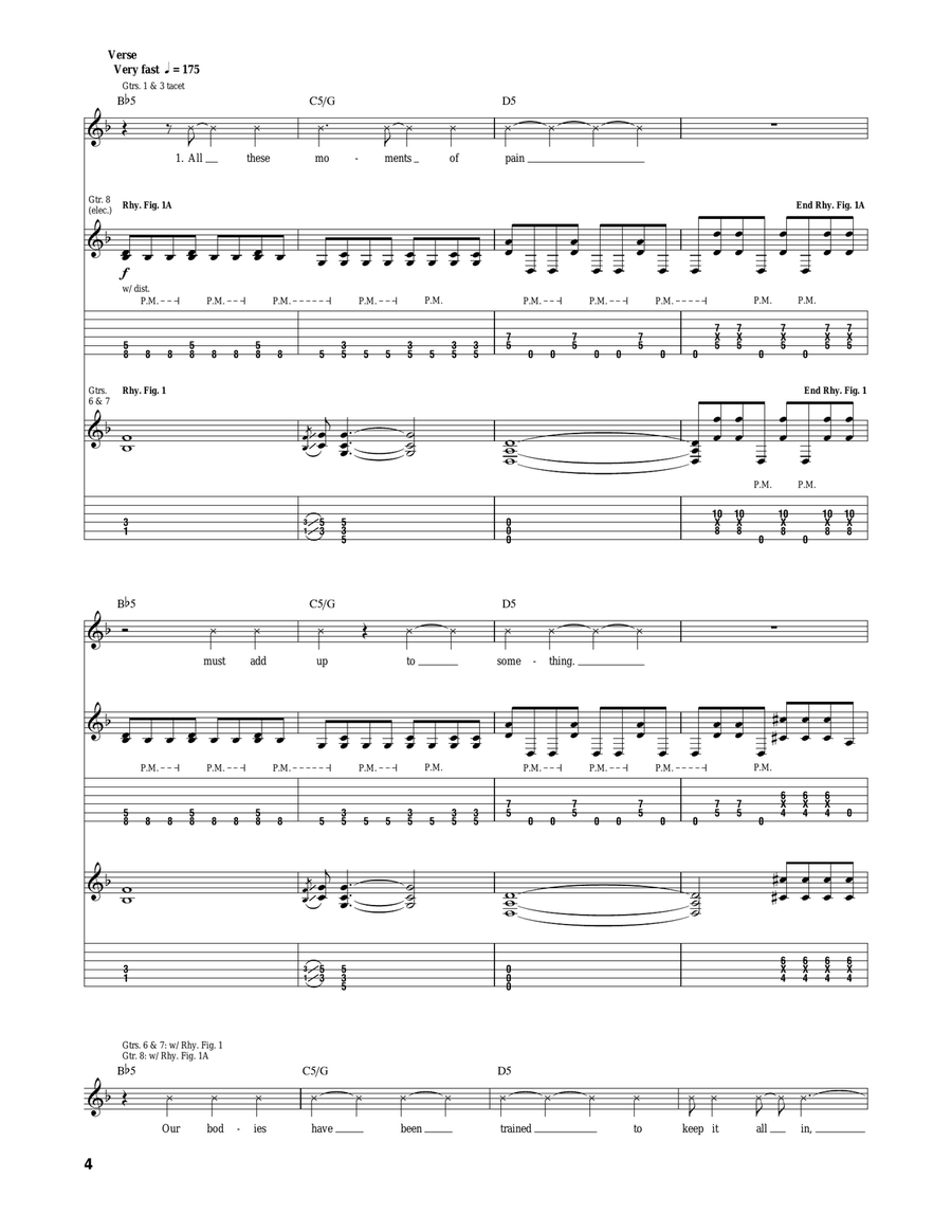 Overcome Overcome Acoustic Guitar scores gallery preview page 4