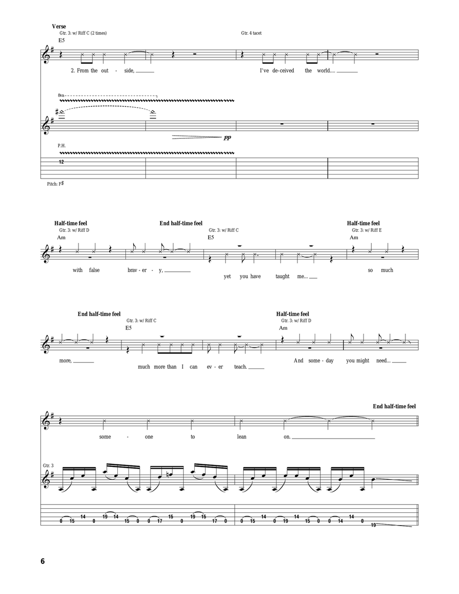 Resilience Resilience Acoustic Guitar scores gallery preview page 6